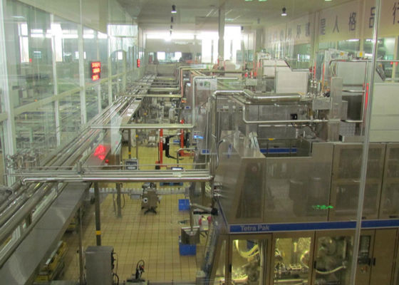 China Cadena de producción automatizada de leche de la lechería sistemas de transportador del embalaje proveedor