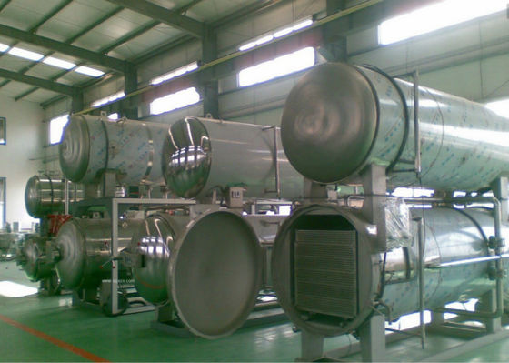 China Aplicado industrial de la comida de la tubería de la circulación del agua de la autoclave de la máquina del esterilizador de la réplica proveedor