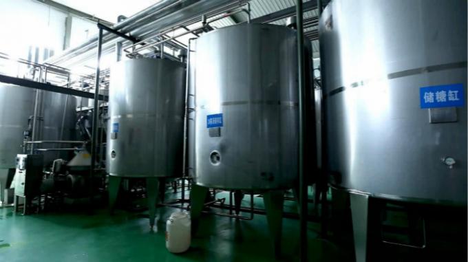 El vidrio embotelló la cadena de producción de leche de la nuez/del cacahuete del equipo de proceso de la bebida