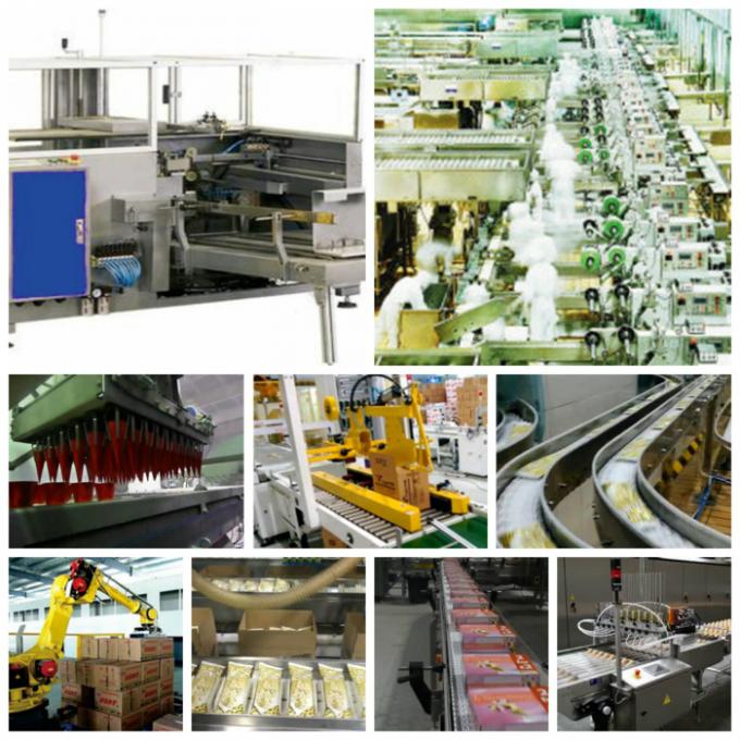 Cadena de producción automática del helado sistemas de transportador del embalaje