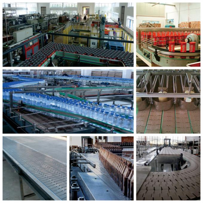 Transición suave estable automatizada inoxidable de la estructura de los sistemas de transportador de la placa de acero