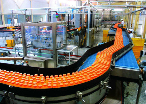 China Cadena de producción de la bebida del zumo de fruta eficacia alta de los sistemas de transportador del embalaje proveedor