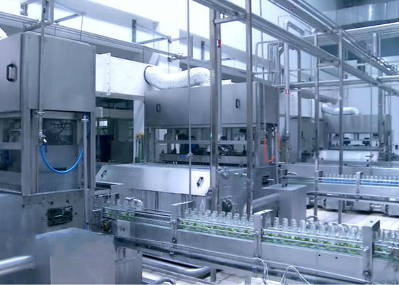 China Cadena de producción de lechería de la botella de cristal, vida de servicio larga de la maquinaria de la producción de leche proveedor