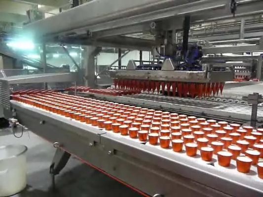 China Cadena de producción completamente automática del cono de helado equipo de transportador de empaquetado proveedor